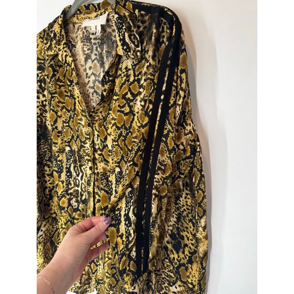 BA&SH snake print susie top S - Picture 5 of 9